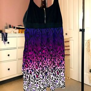Zebra/Leopard Print Dress